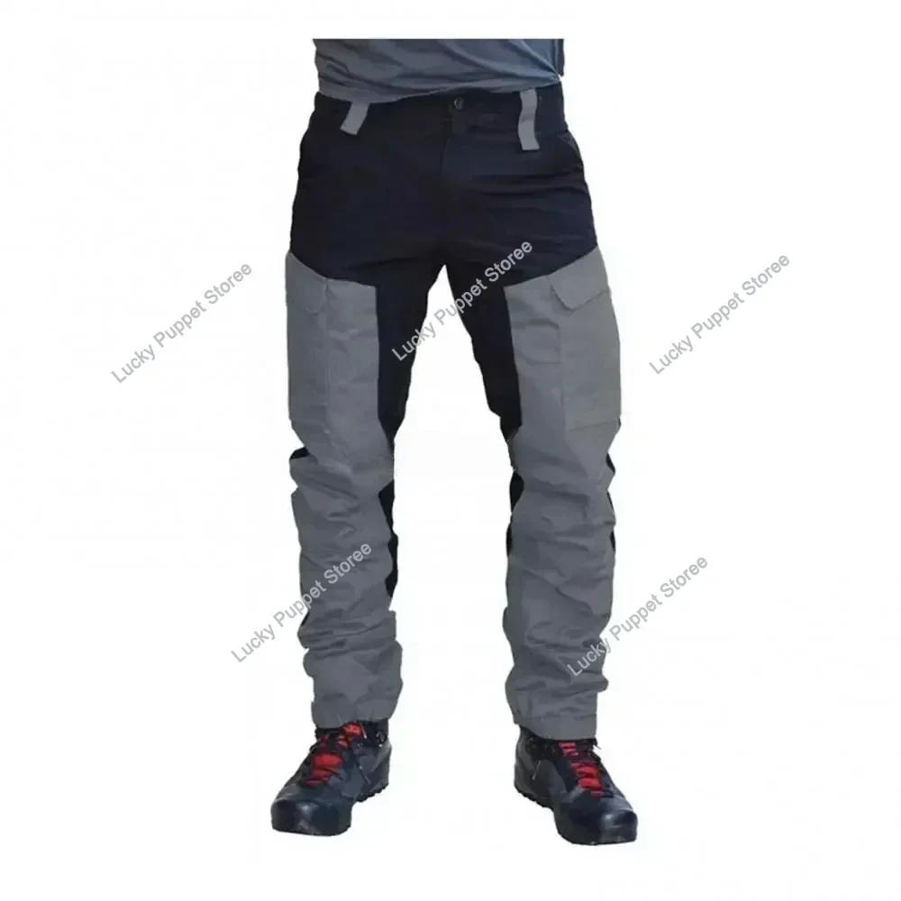 Pantalon cargo imperméable pour homme, pantalon de travail long d'été, pantalon de sport multi-poche