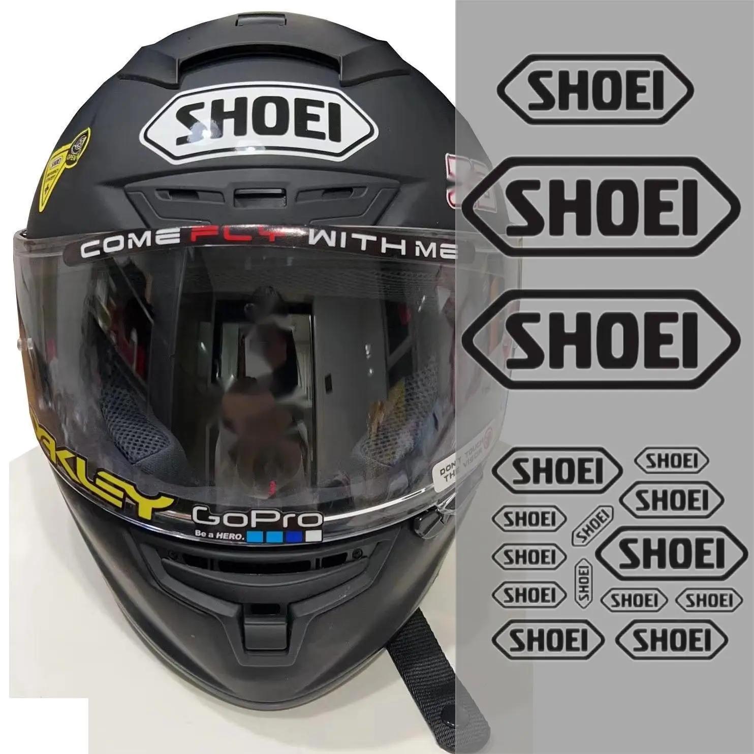 Autocollant de casque de moto pour SHOEI, Film décoratif étanche, Logo universel