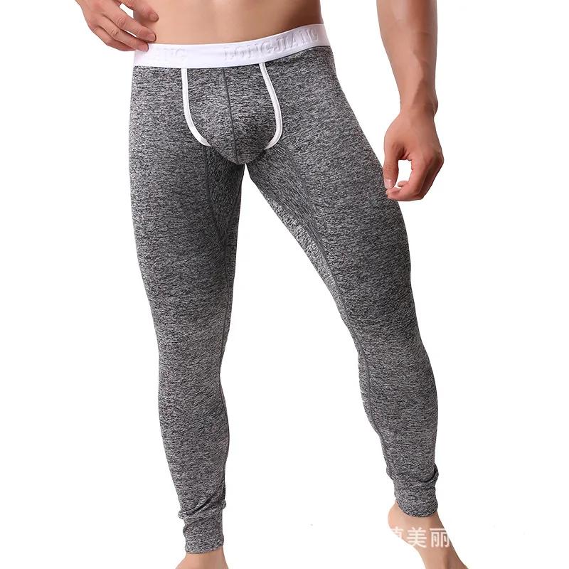 Hiver homme pantalon sous-vêtement thermique bas collants hommes vêtements thermiques garder au chau