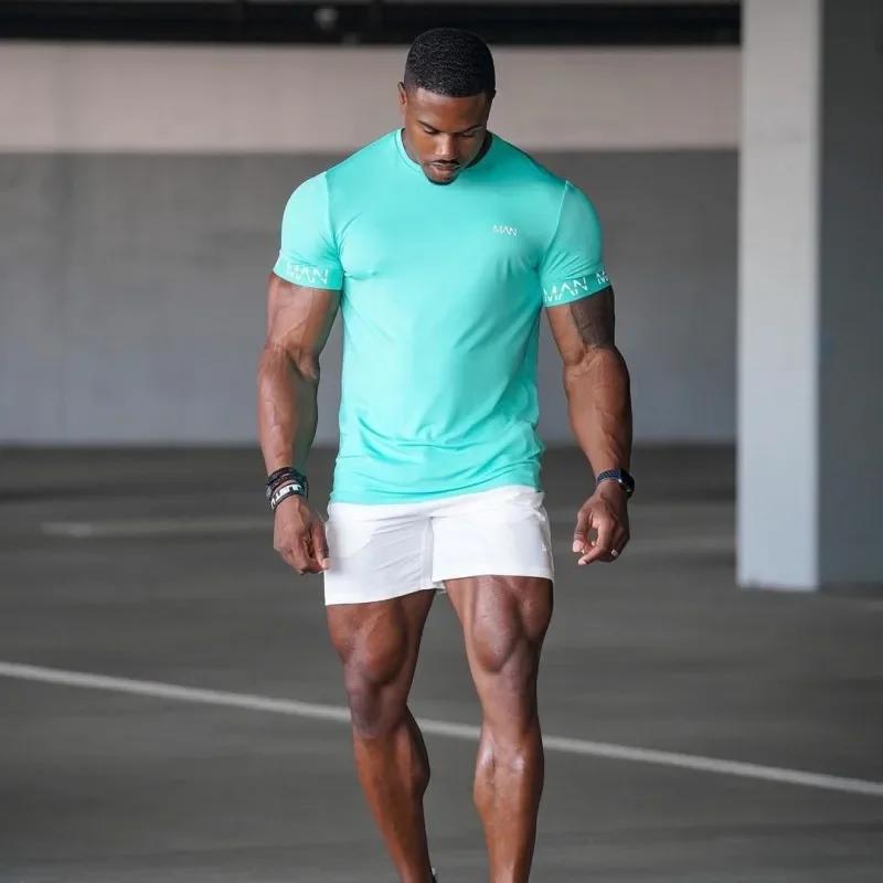 Nouveau T-shirt de compression pour homme 2026, coupe ajustée, pour le sport, la course et la gym, n