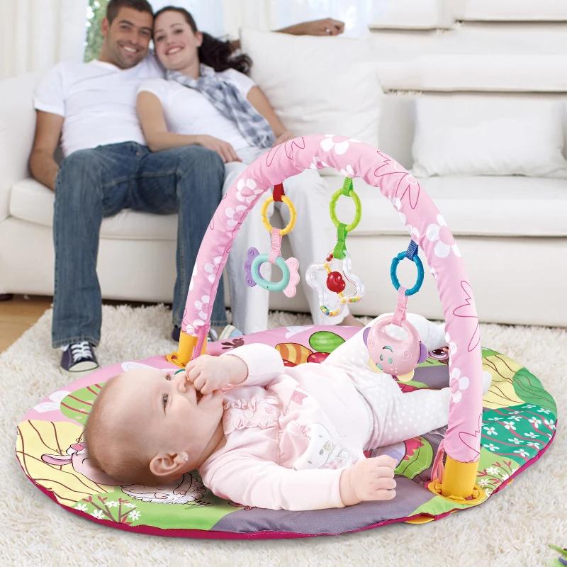 Cadre de Fitness pour bébé, tapis de jeu pour enfants, couverture rampante, tapis de jeu pour nourri