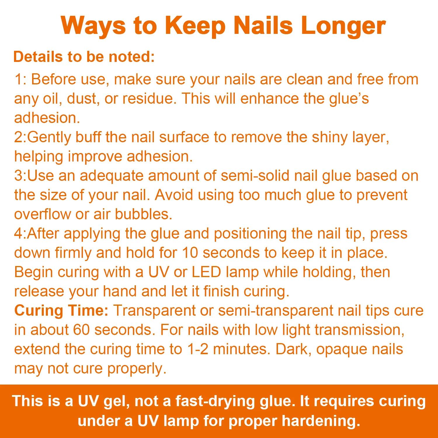 Gel de colle à ongles solide pour ongles à pression, faux ongles, ongles en acrylique, Gel solide à 
