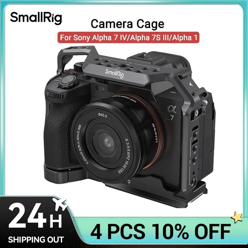 SmallRig Alpha7 V Cage Kit pour Sony A7 IV A7m4 Caméra Cage Rig pour Sony Alpha 7 V/7R V/7 IV/7S III