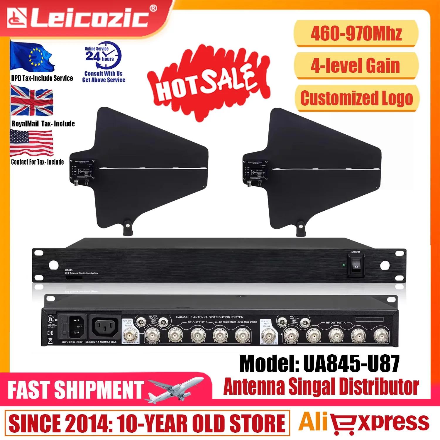Leicozic – distributeur de Signal RF, système de Distribution d'antenne, Microphone sans fil UA845-U