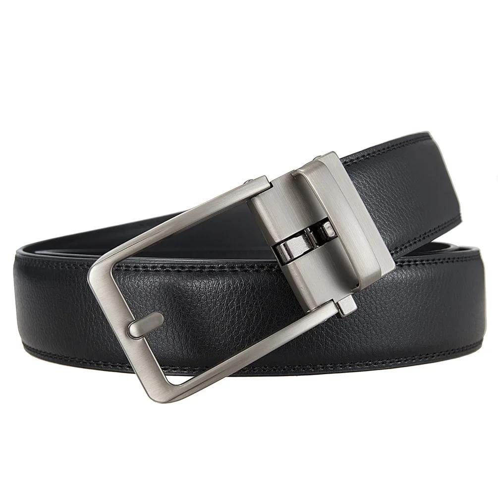 Ceintures clic pour hommes marque de luxe concepteur de mode boucle automatique en cuir véritable ho