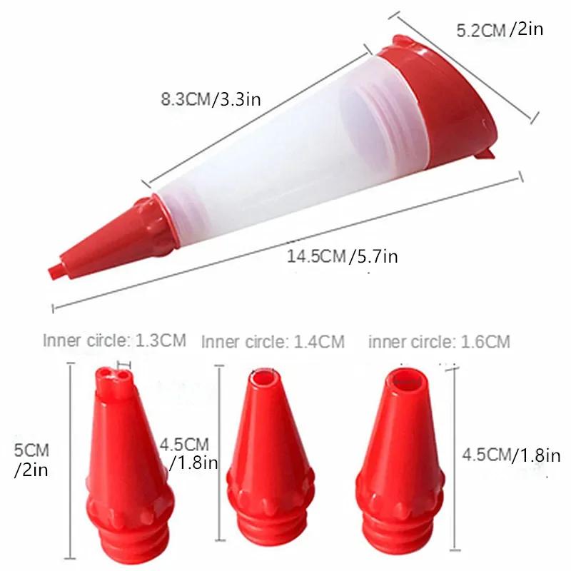Stylo d'écriture alimentaire en Silicone, outils de décoration de chocolat, moule à gâteau, tasse de