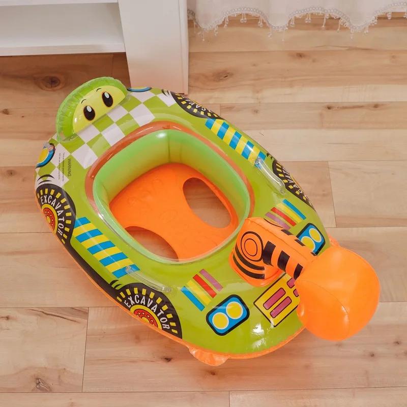 Rooxin flamant cercle de natation bébé infantile flotteur piscine anneau de natation avec parasol si
