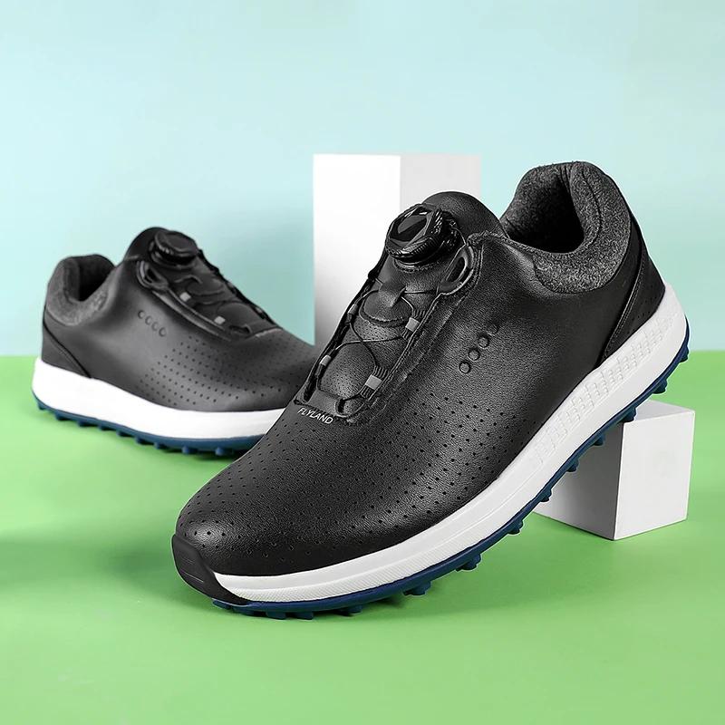 Chaussures de golf à semelle optique solide, baskets de sport en maille respirante, baskets à struct