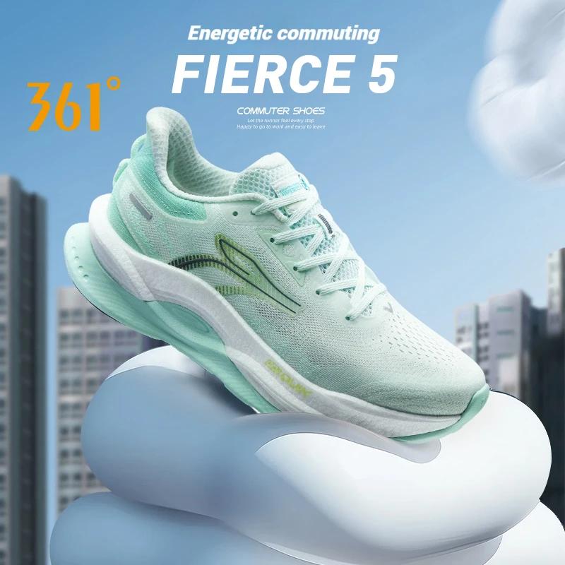 361 degrés féroce 5 hommes chaussures de course nouveau doux respirant rebond antidérapant amortisse