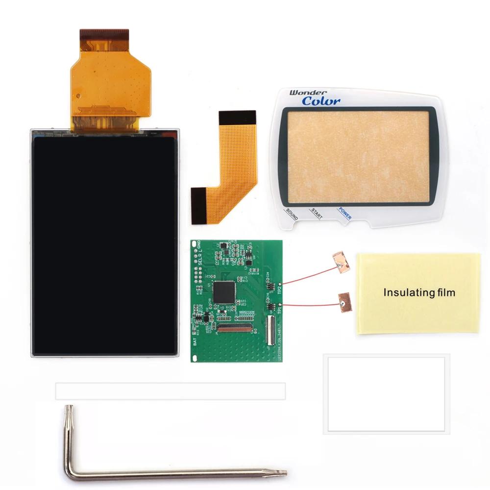 Écran LCD IPS WSC Highlight, kit de bricolage, luminosité du rétroéclairage pour Bandai Wonderfzdocu