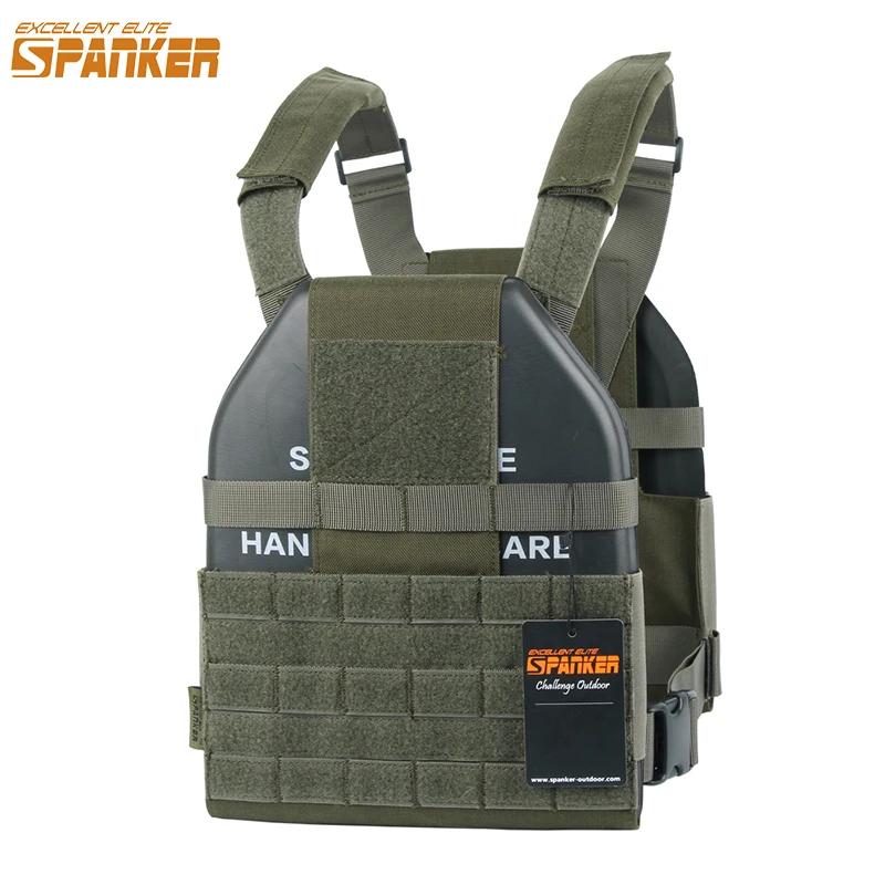 EXCELLENT ELITE SPANKER Gilets tactiques légers Porte-plaques Molle Gilet de protection léger pour A