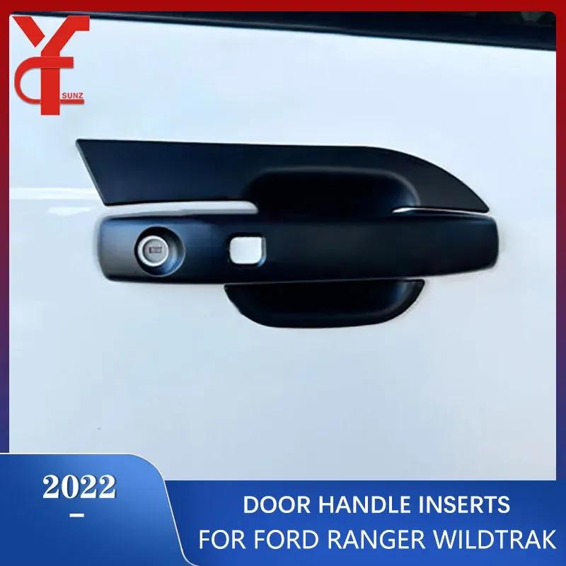 Couvercle de cuvette de poignée d'insertion de porte de voiture ABS, accessoires de cabine Double, p