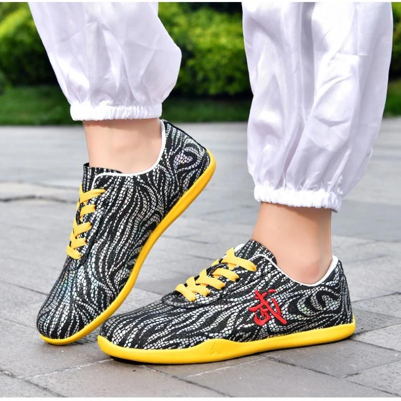 Chaussures Kung Fu Tai Chi pour hommes et femmes, chaussures de Taekwondo de haute qualité, respiran