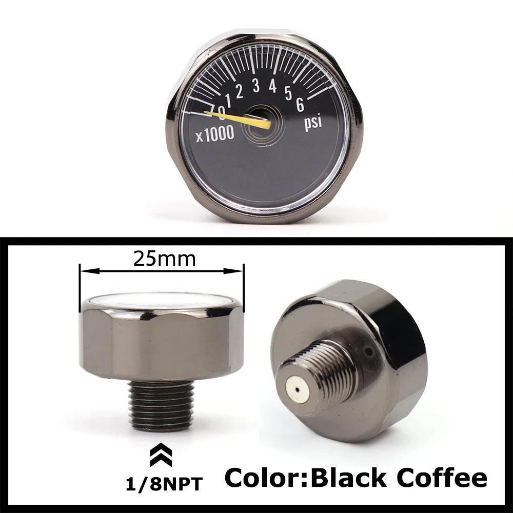 Manomètre de manomètre de mini manomètre d'air |   Filetage 1/8BSP(G1/8) 1/8NPT M10 M8 |   30PSI 300