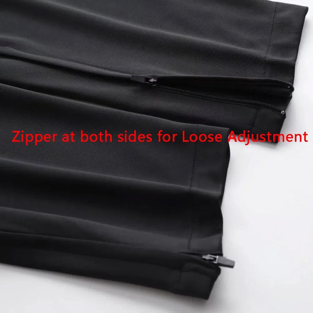 Pantalon de sport avec poches zippées pour homme, leggings de course, de football, d'entraînement, d