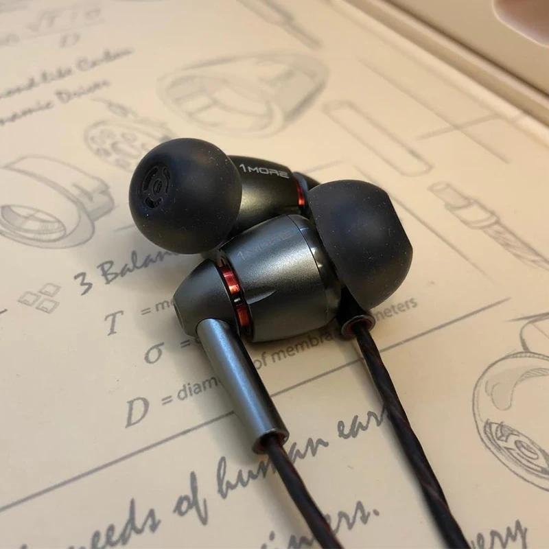 1MORE Quad Driver intra-auriculaires E1010 casque filaire hifi vente en gros écouteurs filaire aide 