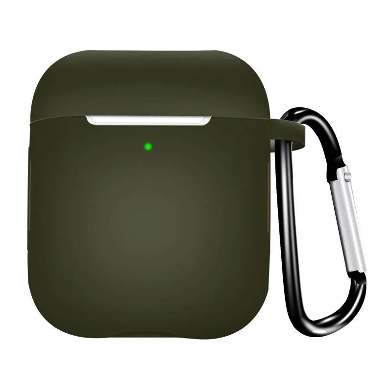 Étui AirPods 1/2 Gen en Silicone pour écouteurs sans fil, étui pour écouteurs respectueux de la peau