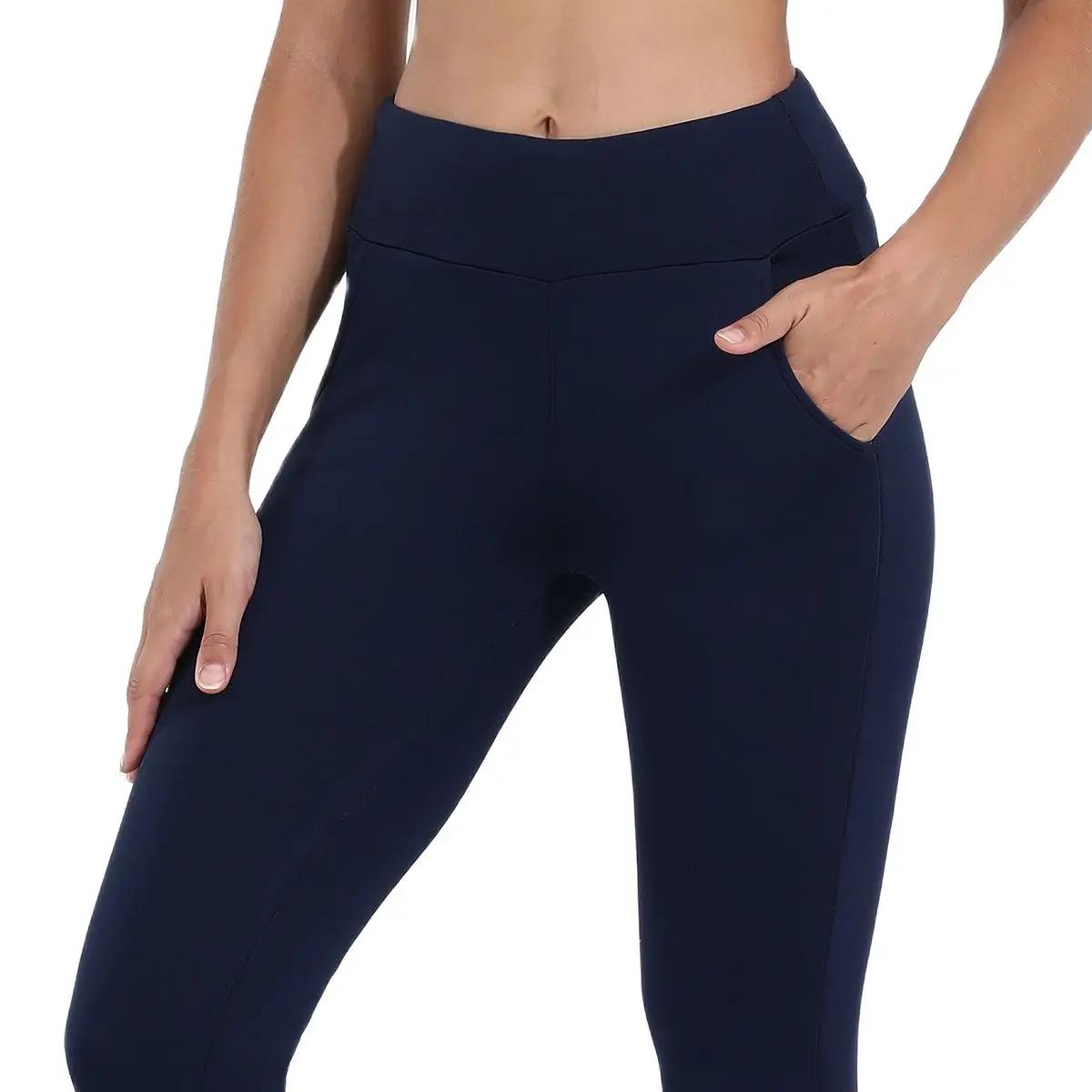 CHRLEISURE épaissir pantalons de Yoga pour femmes hiver chaud Sport Leggings taille haute thermique 