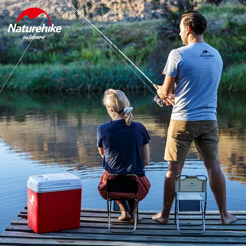 Natureifa-Chaise de plage ultralégère, pliante, portable, avec sac en filet, pour camping, pique-niq