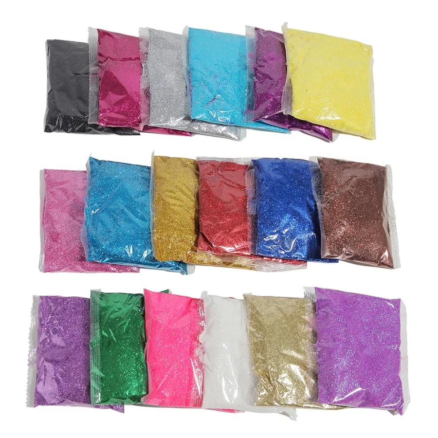 Poudre de paillettes Extra Fine pour ongles, 100g, en vrac, pour modèles de pointes d'art des ongles