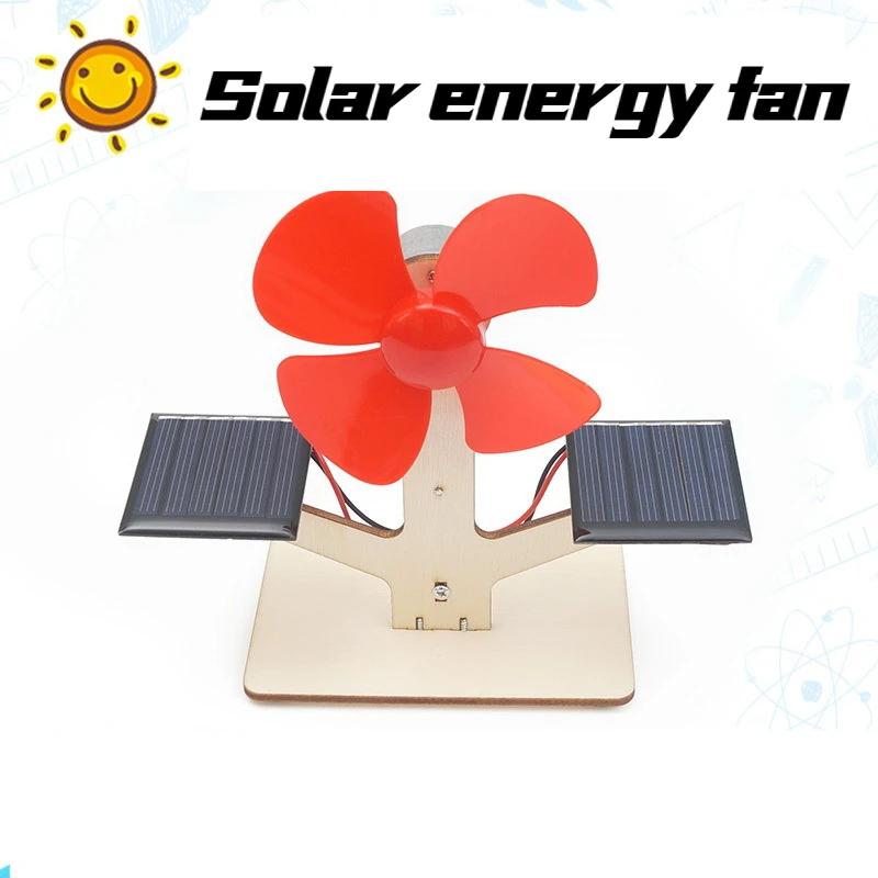 Technologie de production d'énergie de ventilateur solaire, matériaux de bricolage, jouets scientifi