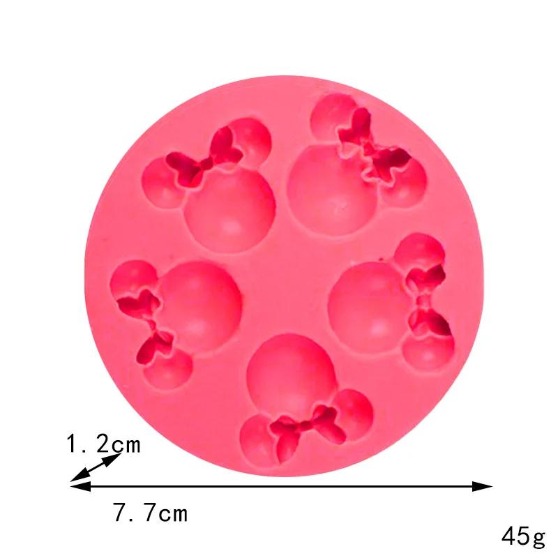 Arc nœud papillon souris Silicone Sugarcraft résine outils Cupcake Fondant gâteau décoration outils