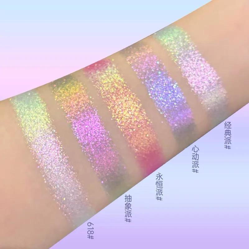 Sheeneffect Chameleon fard à paupières couleur unique maquillage pour les yeux super scintillant lon