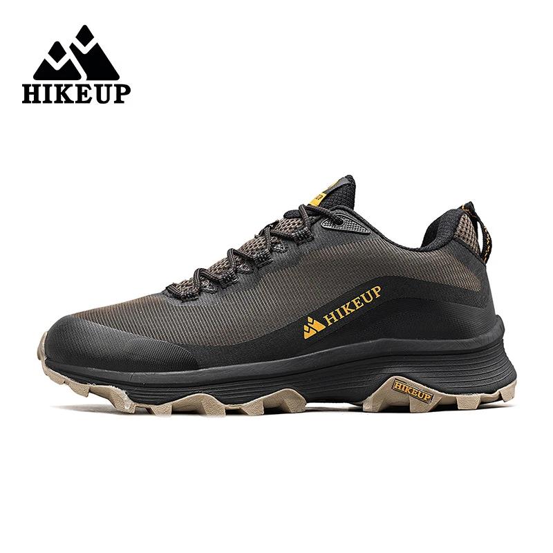 Chaussures HIKEUP antidérapantes Homme Femme - Baskets randonnée trekking confortables - Sécurité camping extérieur
