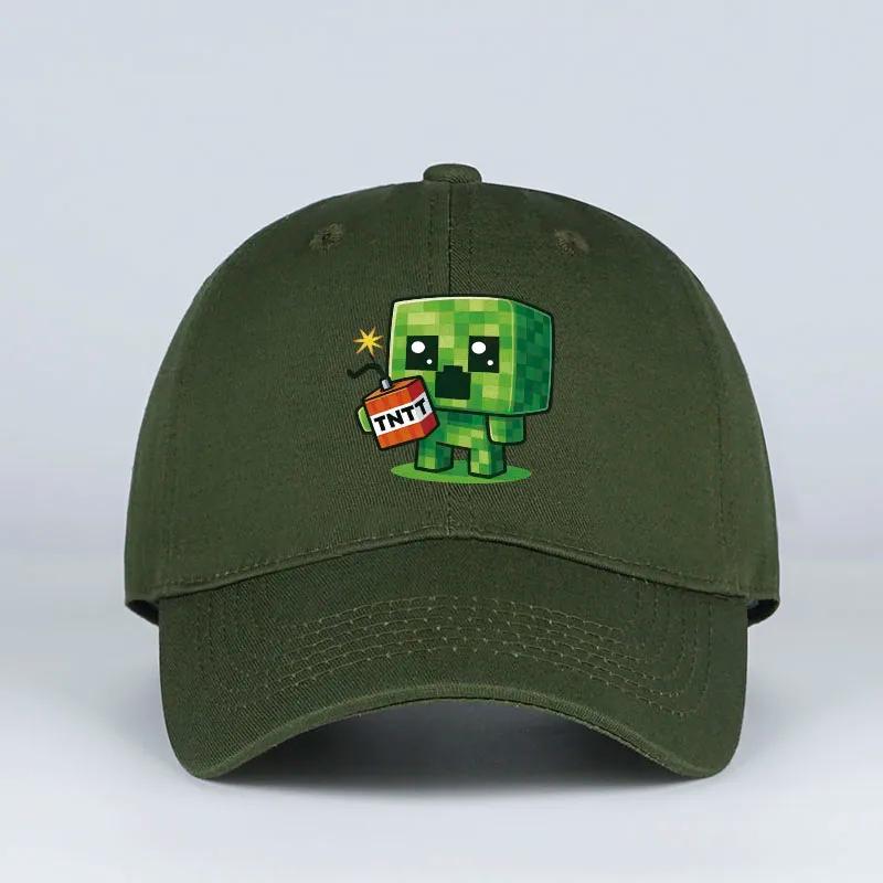 Casquette de baseball à motif Creeper |   Casquette Hip-Hop unisexe, légère et ajustée, idéale pour 