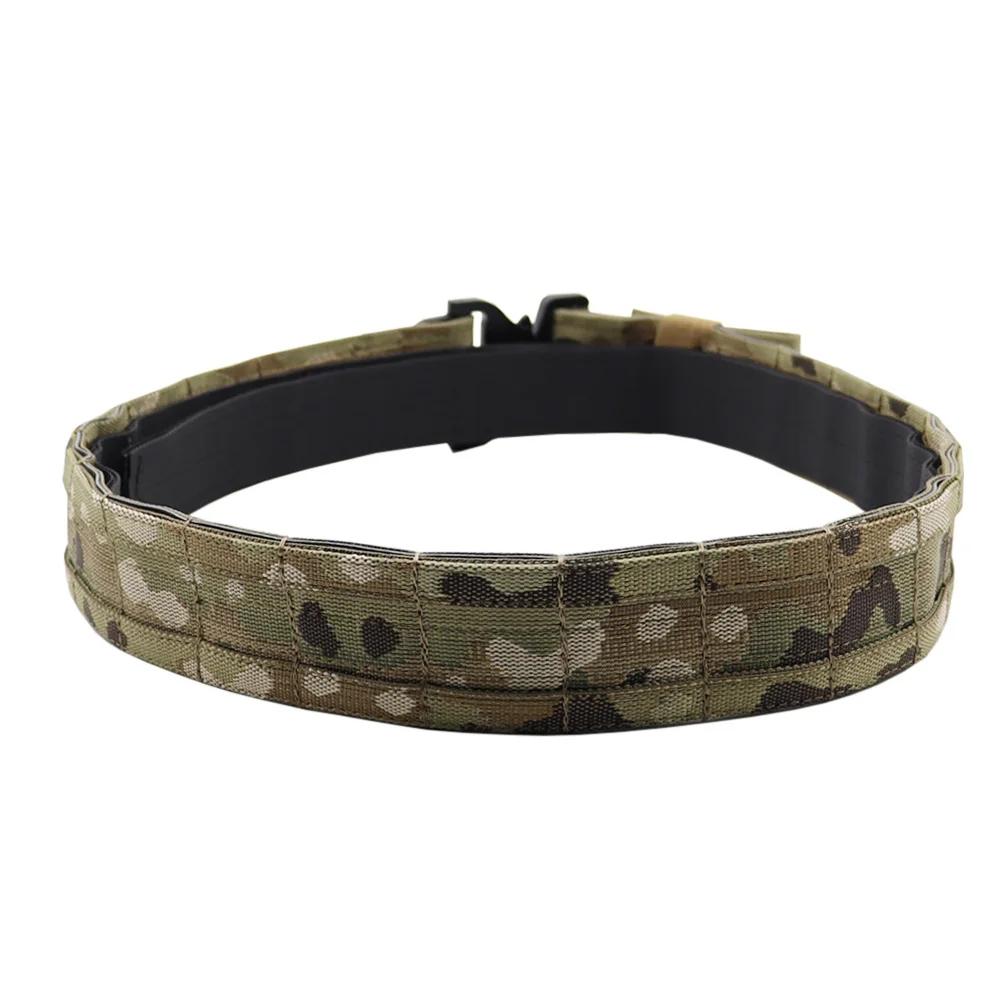 VULPO 2 pouces tactique Ronin Style ceinture deux couches à dégagement rapide boucle en métal ceintu