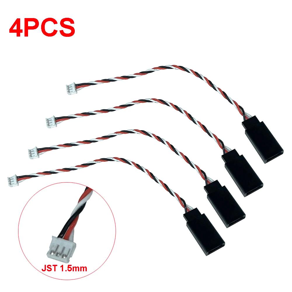4 pièces JST 1.5mm 3 broches mâle femelle et Style JR pour Mini récepteur convertisseur de prise de 