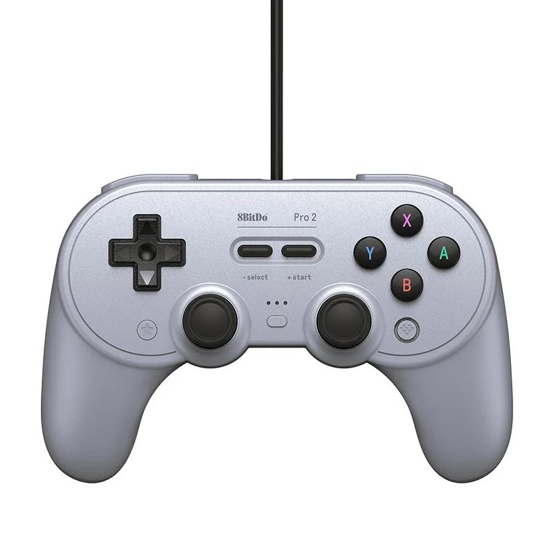 8BitDo Pro 2 manette de jeu filaire contrôleur USB pour Nintendo Switch Windows Steam Raspberry Pi N