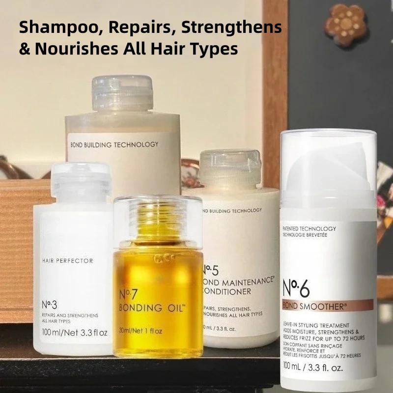 Série de soins capillaires Shine Hair Kit N°3, 4, 5, 6, 7 : Masque capillaire, Shampooing, Après-sha