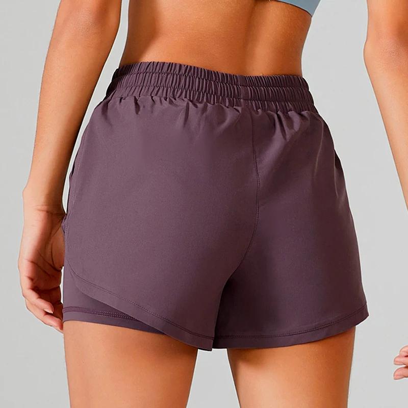 Short yoga femme spandex néon fitness course entraînement legging sport