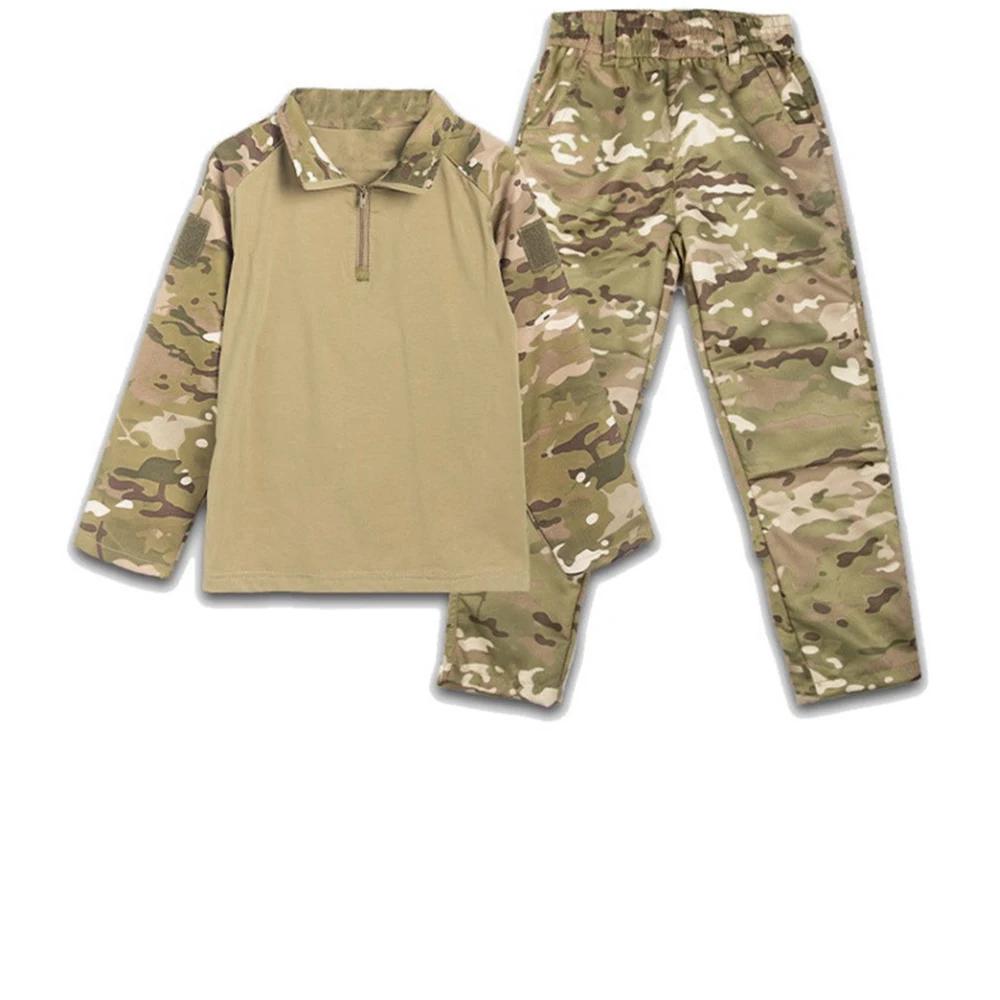 Uniforme tactique pour garçons, ensembles de vêtements de chasse, combinaisons de Camouflage Airsoft