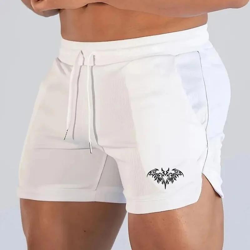 Shorts de sport en maille fine d'été pour hommes, respirants, tendance, musculation, entraînement, p