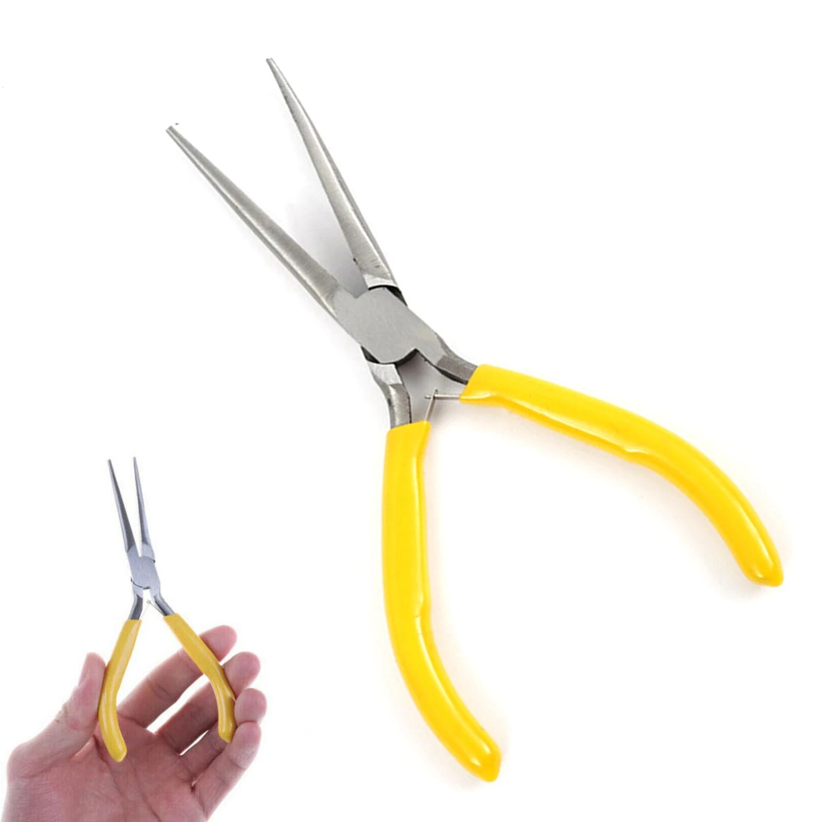 Mini pince de précision multifonctionnelle à Long nez d'aiguille, pour modélisation de bijoux, trava