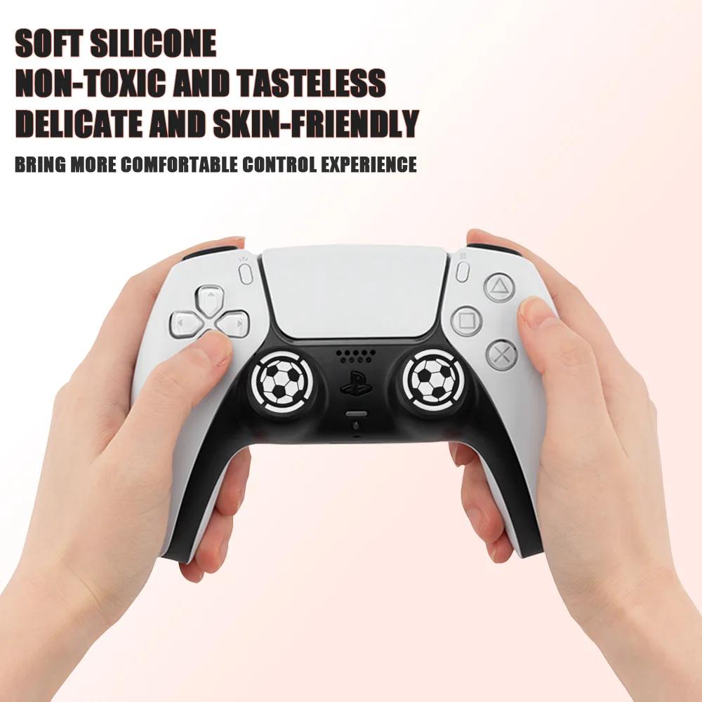 Capuchon de poignée de bâton de pouce, housse de Joystick pour Sony Dualshock 5/4/3 PS5 PS4 PS3 Slim