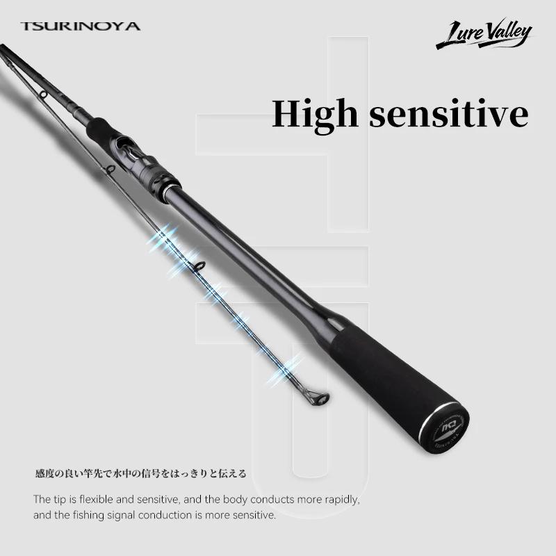 Canne à pêche TSURINOYA LURE VALLEY 5 sections, spinning et casting, 1,98 m, 2,08 m, 2,28 m, 2,44 m,