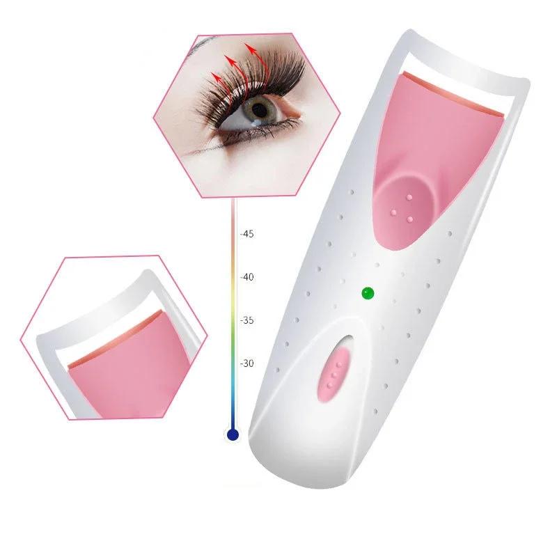 Recourbe-cils chauffant électrique pour femmes, maquillage longue durée, permanente, Clip, outil aut