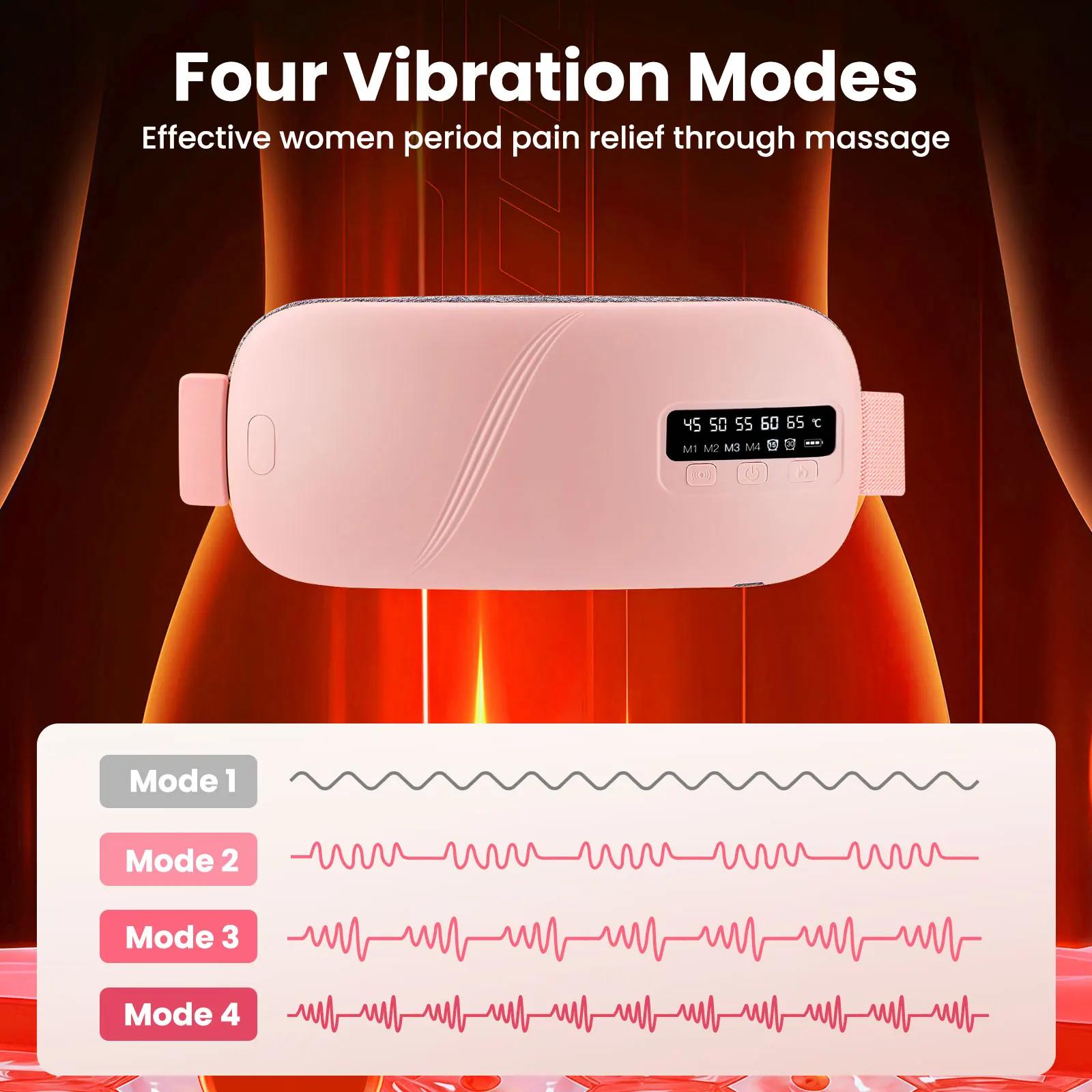 5 Modes de chauffage électrique Vibration taille ceinture de Massage intelligent chaud palais femmes