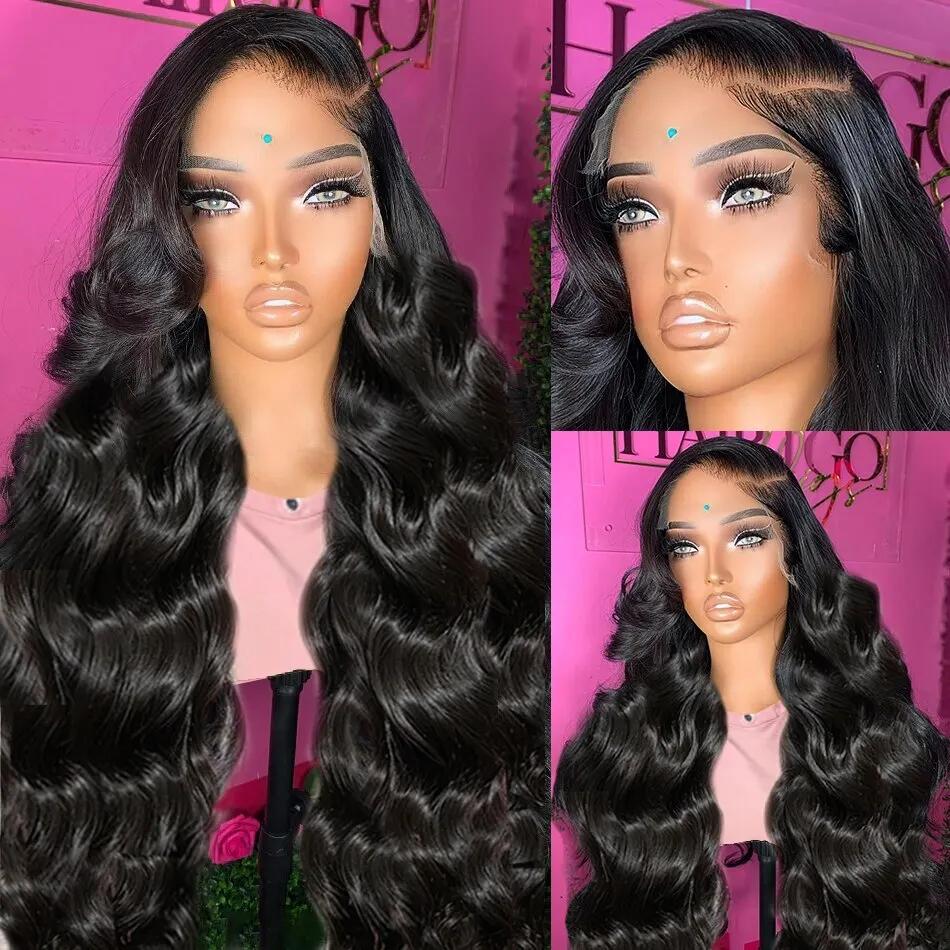 Perruque Lace Front Wig Body Wave Brésilienne Naturelle, Cheveux Humains, 13x4, 13x6, 5x5, 6x4, Pre-