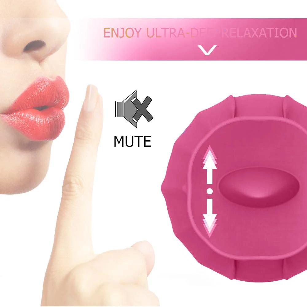 Vibromasseur de point G pour femme, jouet rouge rose, langue léchant, stimulateur de clitoris, Chev,