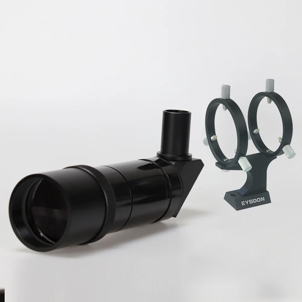 EYSDON 9x50mm portée de recherche d'image correcte à Angle droit OTA avec anneaux de guidage de serr