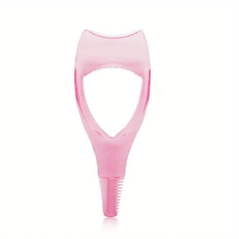 Modèle applicateur de Mascara 3 en 1 avec protection et étui pour recourbe-cils, support pour Eyelin