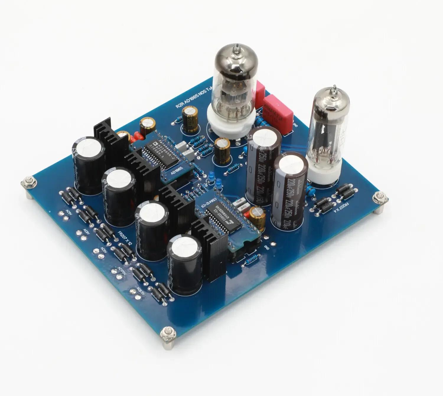 Carte DAC à tube NOS R2R Architecture AD1865 avec tubes 6N11 + 6Z4