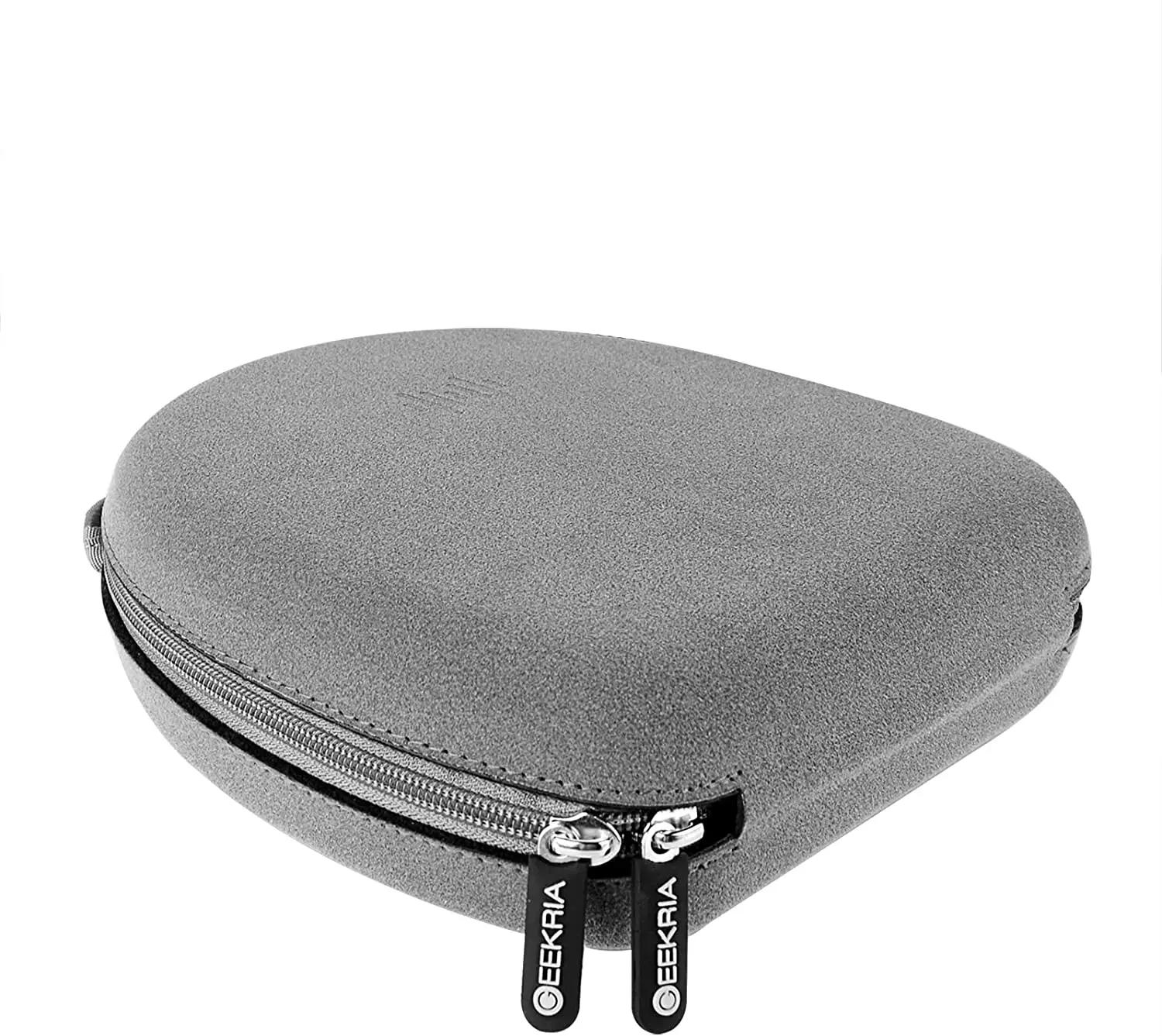 Geekria-Poudres d'étui pour casque, housse de rangement pour câble d'écouteur portable dur, boîte po