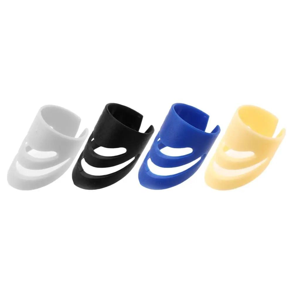 LEUKULELE-Lot de 4 protège-doigts en plastique, accessoire de manucure, pour doigts, pouce, ongles, 