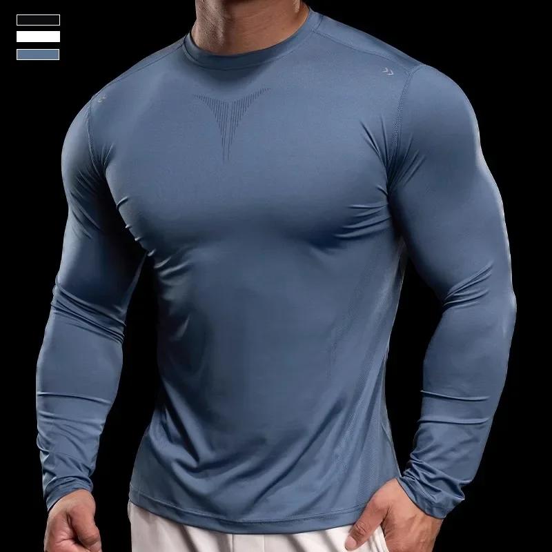 Collants de sport à manches longues pour la course à pied et l'entraînement, vêtements de fitness d'