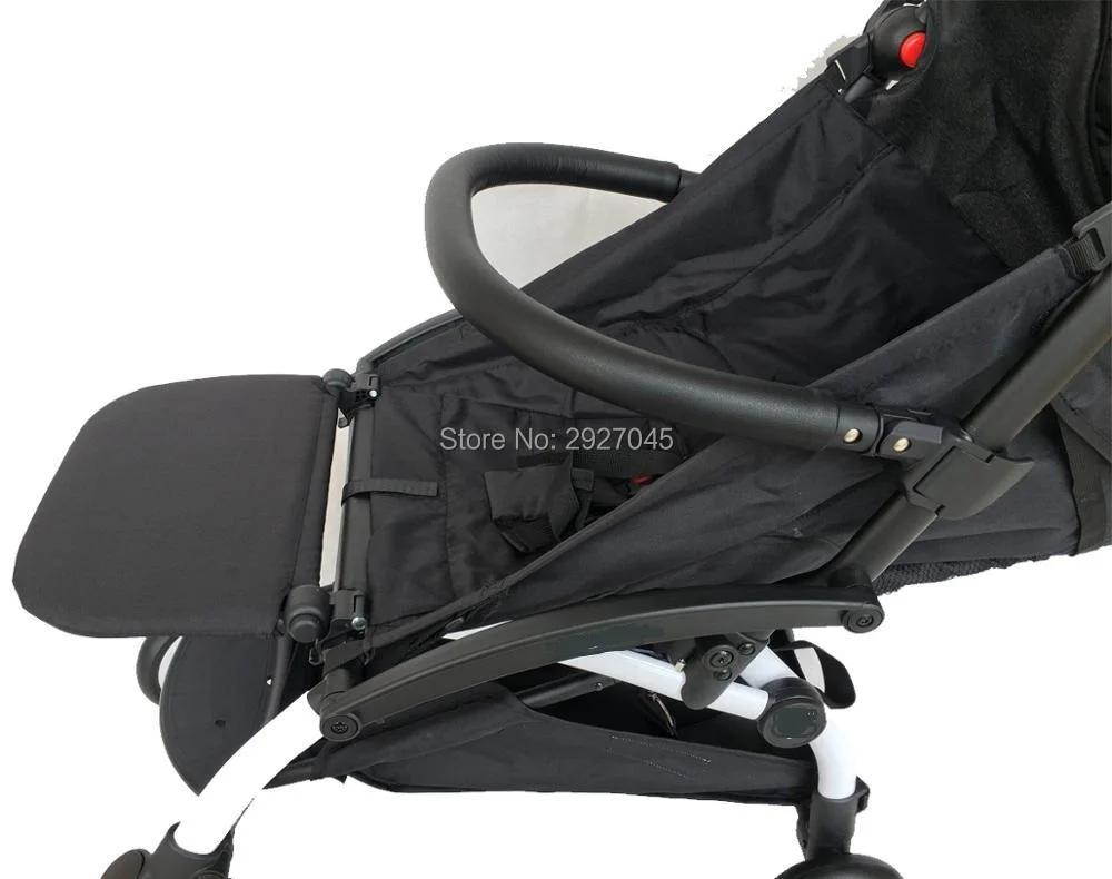 MomTan ®   Accessoires de poussette pour bébé, accoudoir en cuir PU, barre de pare-chocs, main coura
